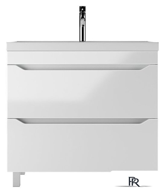  Айсберг Тумба под умывальник Bazis 90 Ева В2 DA5909T (с двумя ящиками) - Изображение №2 — Интернет-магазин ПроЗаказ