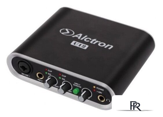 Аудиоинтерфейс Alctron U12 (черный) - Изображение №2 — Интернет-магазин ПроЗаказ