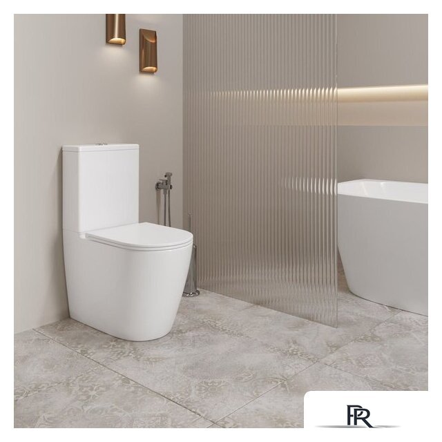 Унитаз напольный Lauter Vortex 2110022VF + гигиенический душ Glow 21LT0222BM - Изображение №9 — Интернет-магазин ПроЗаказ