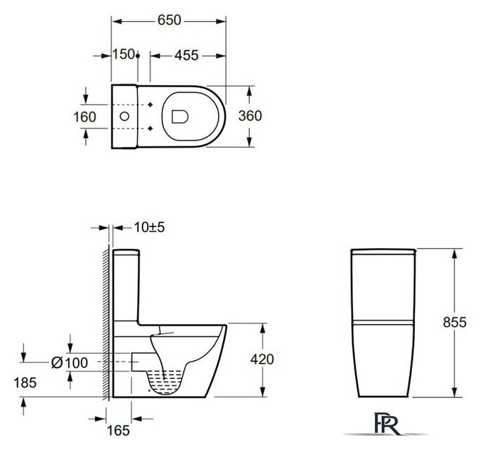 Унитаз напольный Lauter Vortex 2110022VF + гигиенический душ Glow 21LT0222BM - Изображение №29 — Интернет-магазин ПроЗаказ