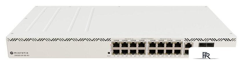 Управляемый коммутатор 3-го уровня Mikrotik CRS320-8P-8B-4S+RM - Изображение №1 — Интернет-магазин ПроЗаказ