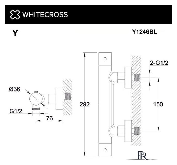 Смеситель Whitecross Y1246BL (черный матовый) - Изображение №3 — Интернет-магазин ПроЗаказ