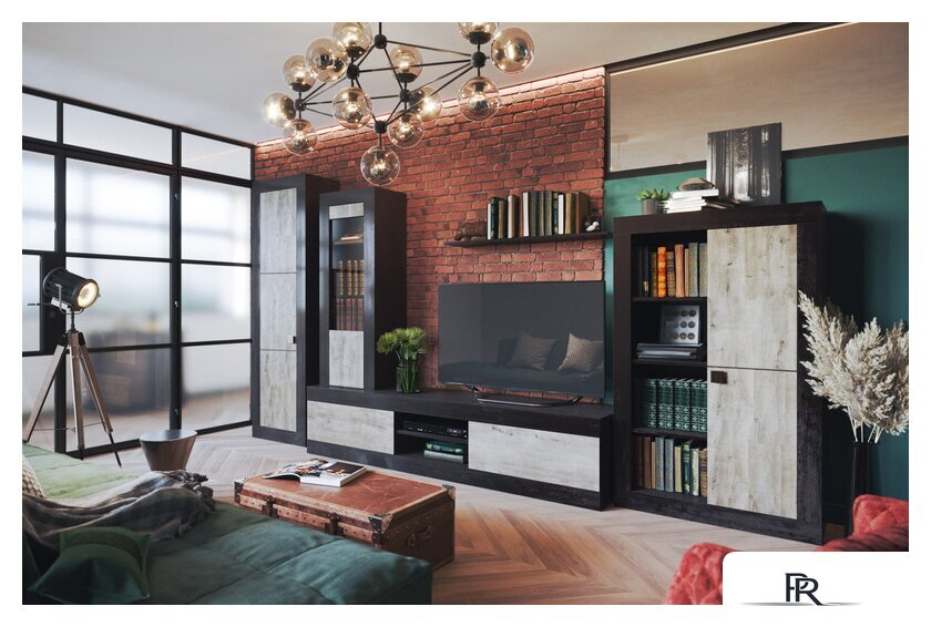 Тумба КМК Мебель 2Я Лондон 0467.1 (дуб кентерберри-сосна натуральная) - Изображение №2 — Интернет-магазин ПроЗаказ