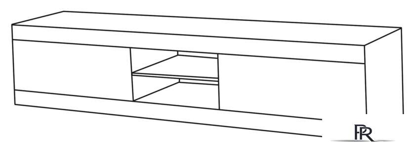 Тумба КМК Мебель 2Я Лондон 0467.1 (дуб кентерберри-сосна натуральная) - Изображение №3 — Интернет-магазин ПроЗаказ