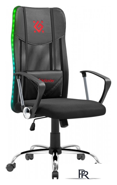 Игровое (геймерское) кресло Defender Totem (черный) - Изображение №1 — Интернет-магазин ПроЗаказ