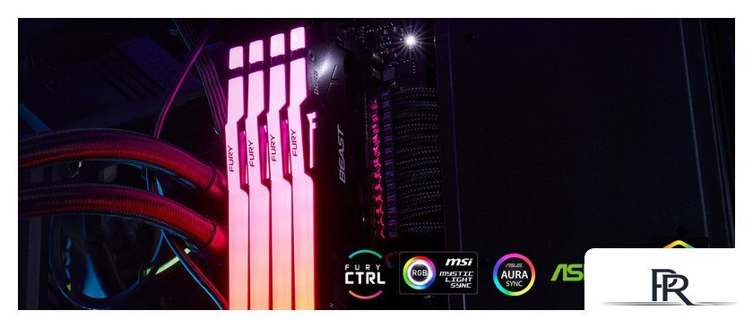 Оперативная память Kingston FURY Beast RGB 2x8ГБ DDR5 6000 МГц KF560C30BBAK2-16 - Изображение №4 — Интернет-магазин ПроЗаказ