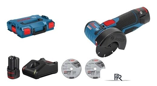Угловая шлифмашина Bosch GWS 12V-76 Professional 06019F200B (с 2-мя АКБ, 3.0 Ah, кейс) - Изображение №2 — Интернет-магазин ПроЗаказ