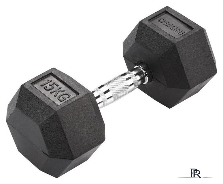 Гантель Indigo IN124 15 кг - Изображение №1 — Интернет-магазин ПроЗаказ