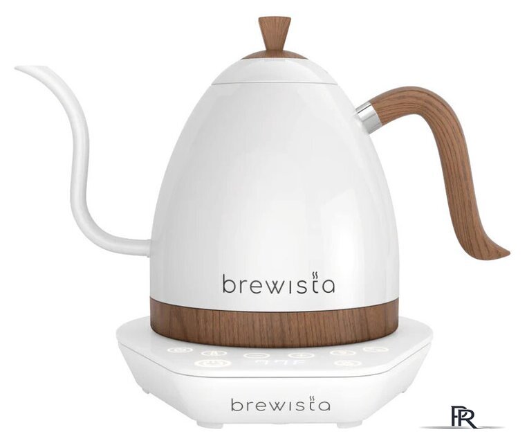 Электрический чайник Brewista Artisan Gooseneck 1л (белый/дерево) - Изображение №1 — Интернет-магазин ПроЗаказ