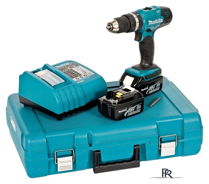 Ударная дрель-шуруповерт Makita DHP453RFE (с 2-мя АКБ, кейс) - Изображение №1 — Интернет-магазин ПроЗаказ