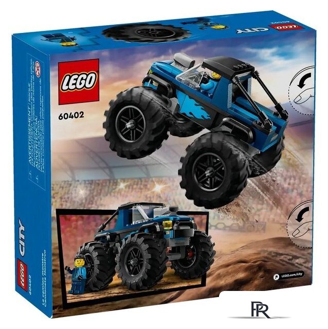 Конструктор LEGO City 60402 Синий монстр-трак - Изображение №9 — Интернет-магазин ПроЗаказ