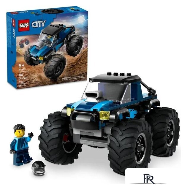 Конструктор LEGO City 60402 Синий монстр-трак - Изображение №2 — Интернет-магазин ПроЗаказ