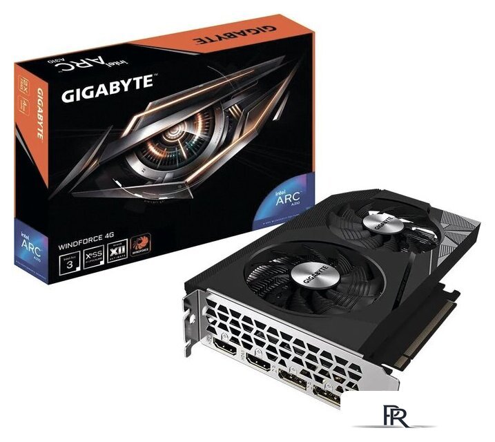 Видеокарта Gigabyte Intel ARC A310 Windforce GV-IA310WF2-4GD - Изображение №2 — Интернет-магазин ПроЗаказ