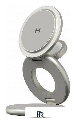 Беспроводное зарядное Magssory Signature Disc Pro для Apple 3 в 1 WCH073 (титановый) - Изображение №2 — Интернет-магазин ПроЗаказ