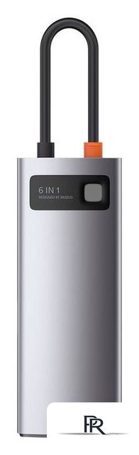 Док-станция Baseus Metal Gleam Series 6-in-1 Multifunctional USB Type C CAHUB-CW0G - Изображение №1 — Интернет-магазин ПроЗаказ