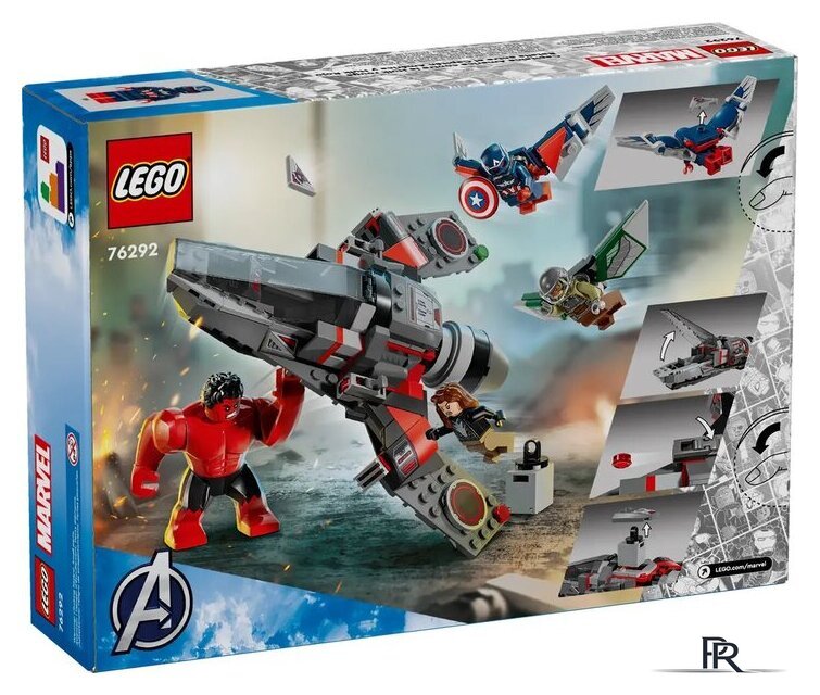 Конструктор LEGO Super Heroes Битва Капитана Америки против Красного Халка 76292 - Изображение №2 — Интернет-магазин ПроЗаказ