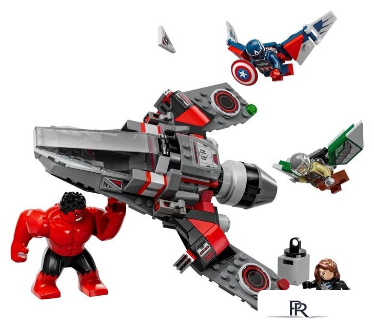 Конструктор LEGO Super Heroes Битва Капитана Америки против Красного Халка 76292 - Изображение №4 — Интернет-магазин ПроЗаказ