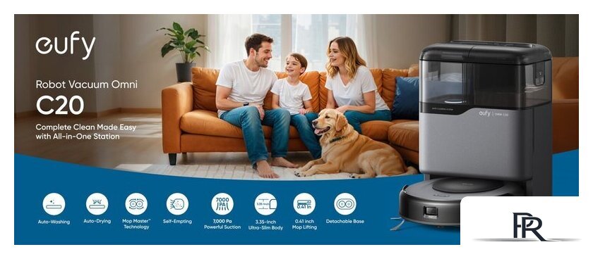 Робот-пылесос Eufy Robot Vacuum Omni C20 - Изображение №3 — Интернет-магазин ПроЗаказ
