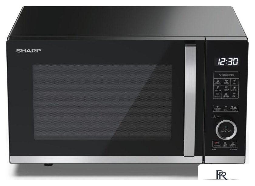 Микроволновая печь Sharp YC-QG204AE-B - Изображение №2 — Интернет-магазин ПроЗаказ