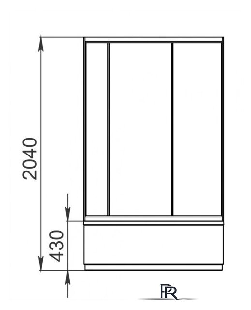 Душевая кабина Domani-Spa Simple 99 High Eco DS01EcSm99HWCl00-V1.2 (белый/прозрачное стекло) - Изображение №4 — Интернет-магазин ПроЗаказ