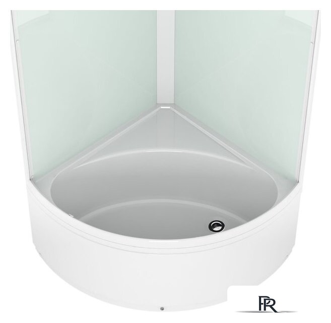 Душевая кабина Domani-Spa Simple 99 High Eco DS01EcSm99HWCl00-V1.2 (белый/прозрачное стекло) - Изображение №2 — Интернет-магазин ПроЗаказ