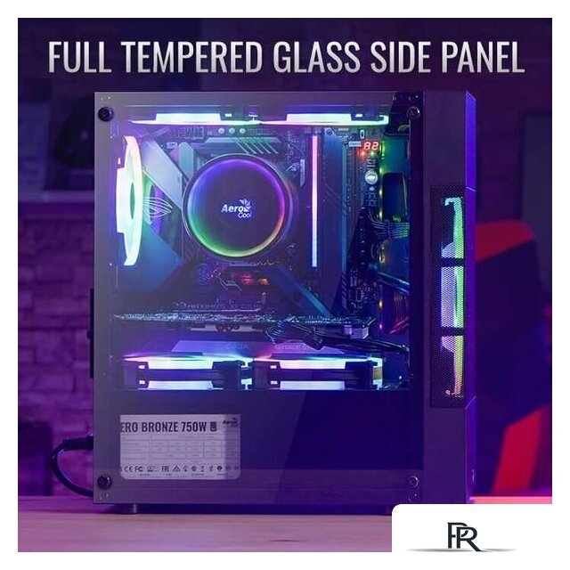 Корпус AeroCool Atomic Lite-G-BK-V2 - Изображение №20 — Интернет-магазин ПроЗаказ