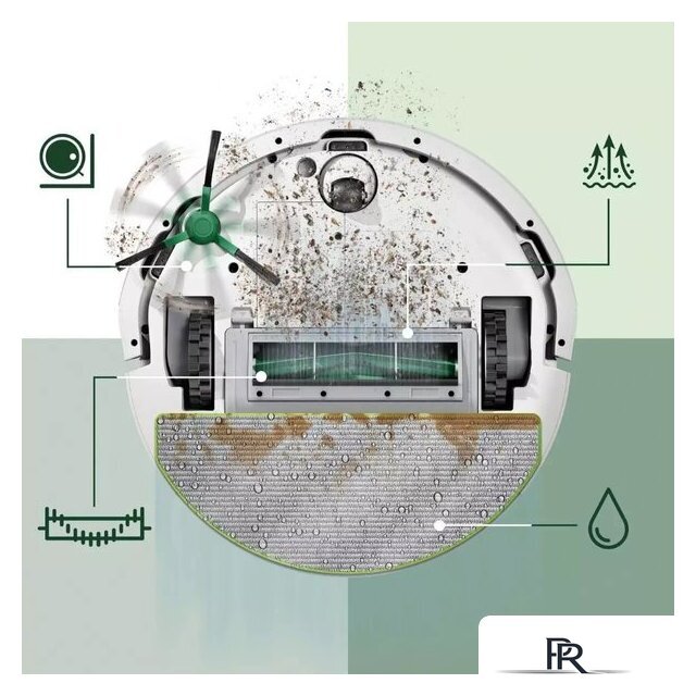 Робот-пылесос iRobot Roomba 105 Combo + stacja AutoEmpty (белый) - Изображение №14 — Интернет-магазин ПроЗаказ