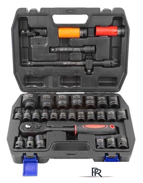 Набор трещотка с головками FORSAGE F-4323-5MPB (32 предмета) - Изображение №2 — Интернет-магазин ПроЗаказ