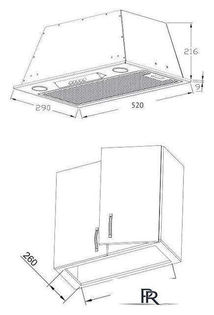 Кухонная вытяжка Korting KHI 6530 W - Изображение №1 — Интернет-магазин ПроЗаказ