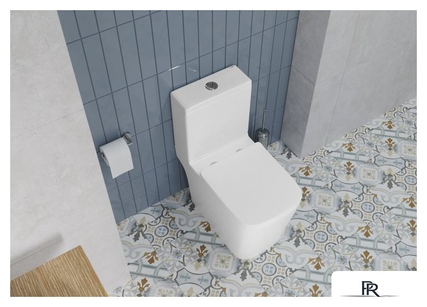 Унитаз напольный Lauter W09 S-TRAP с полипропиленовым сиденьем и микролифтом 21900003 (вертикальный выпуск) - Изображение №10 — Интернет-магазин ПроЗаказ