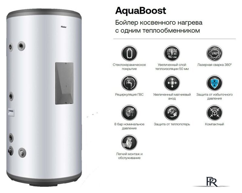 Бойлер косвенного нагрева Haier AquaBoost 1.150F - Изображение №2 — Интернет-магазин ПроЗаказ