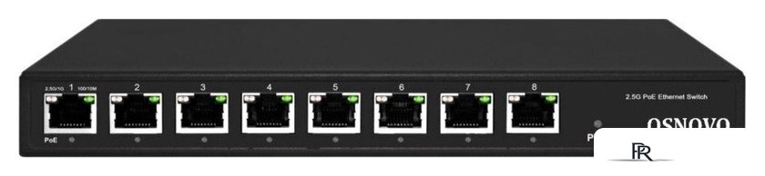Неуправляемый коммутатор Osnovo SW-8D-1 - Изображение №1 — Интернет-магазин ПроЗаказ