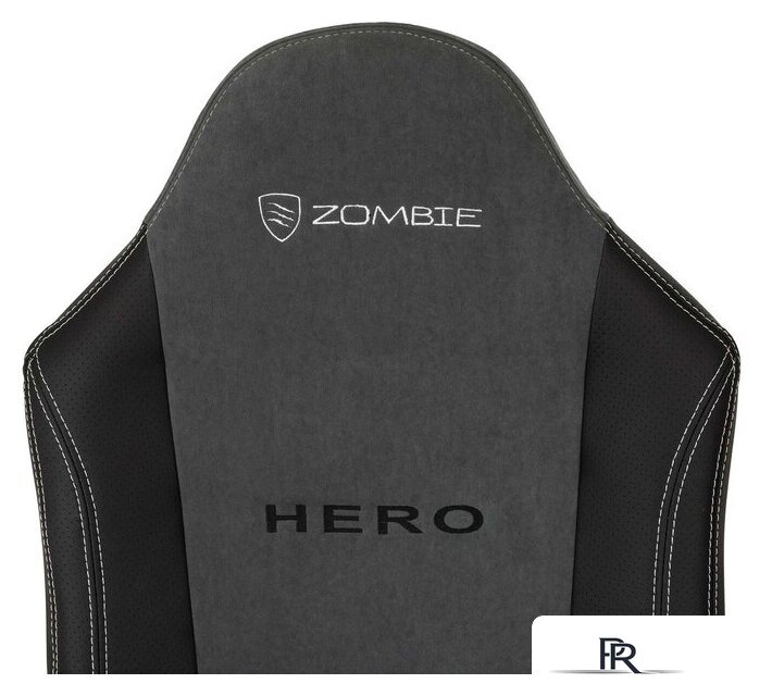 Игровое (геймерское) кресло Бюрократ Zombie Hero (серый) - Изображение №7 — Интернет-магазин ПроЗаказ