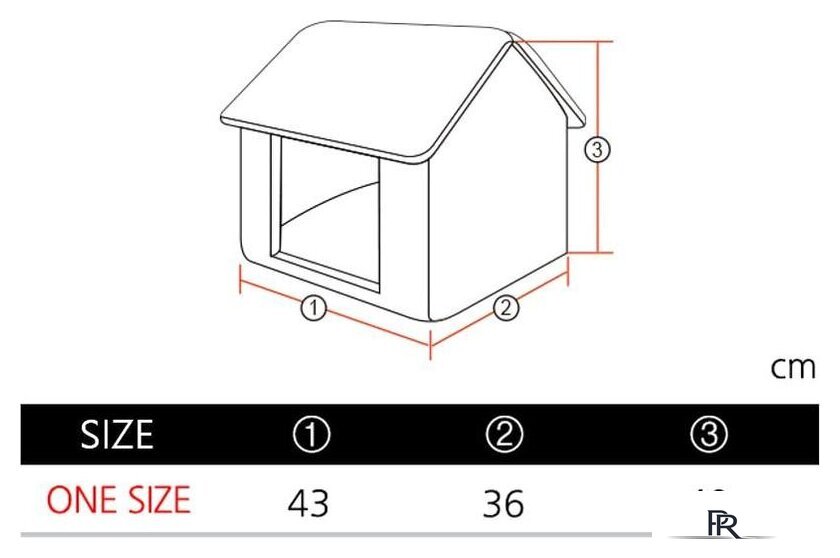 Домик Pinkaholic Zinnia House NASA-AU7406-IV-FR (розовый) - Изображение №4 — Интернет-магазин ПроЗаказ