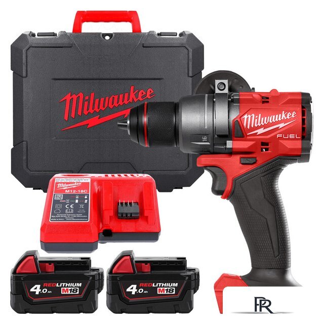 Ударная дрель-шуруповерт Milwaukee M18 FUEL M18FPD3-402C 4933492473 (с 2-мя АКБ 4 Ач, кейс) - Изображение №1 — Интернет-магазин ПроЗаказ