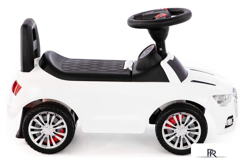 Каталка Полесье SuperCar №2 со звуковым сигналом 84552 (белый) - Изображение №5 — Интернет-магазин ПроЗаказ