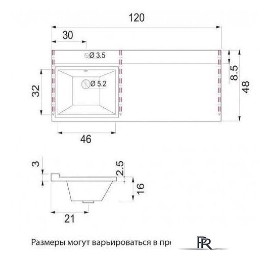  Misty Тумба с умывальником Фостер 55 Э-Фос01055-012Я + Гавана 120 D R - Изображение №6 — Интернет-магазин ПроЗаказ