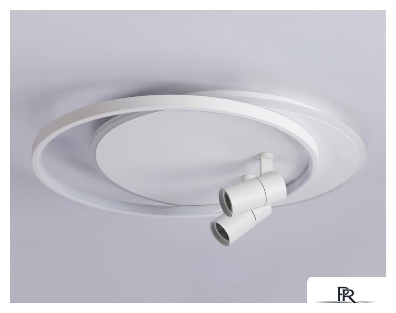 Припотолочная люстра Ambrella light FL51391/1+2 WH - Изображение №6 — Интернет-магазин ПроЗаказ