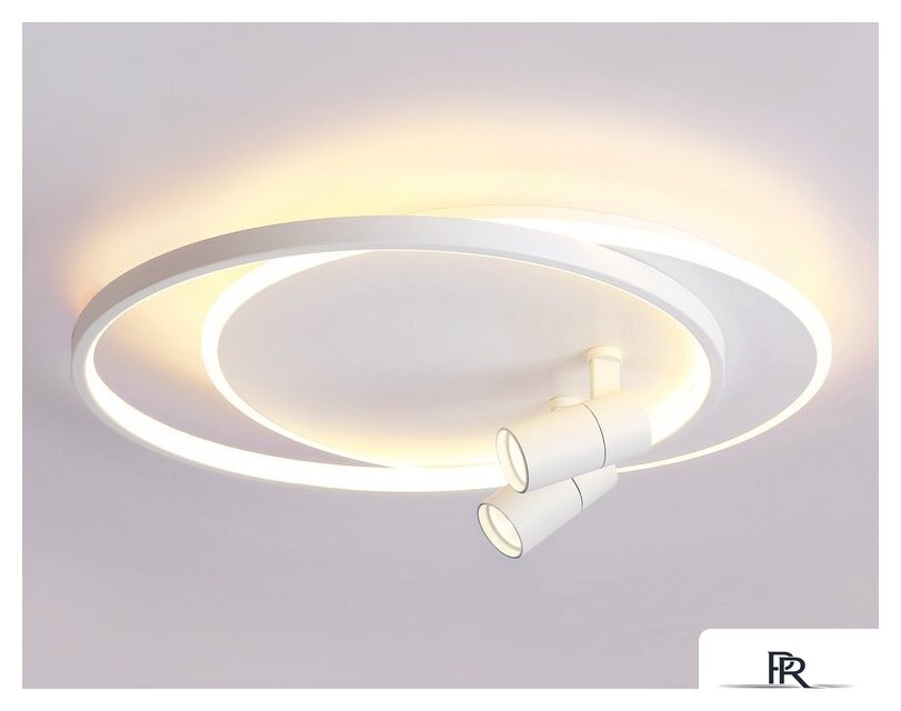 Припотолочная люстра Ambrella light FL51391/1+2 WH - Изображение №2 — Интернет-магазин ПроЗаказ