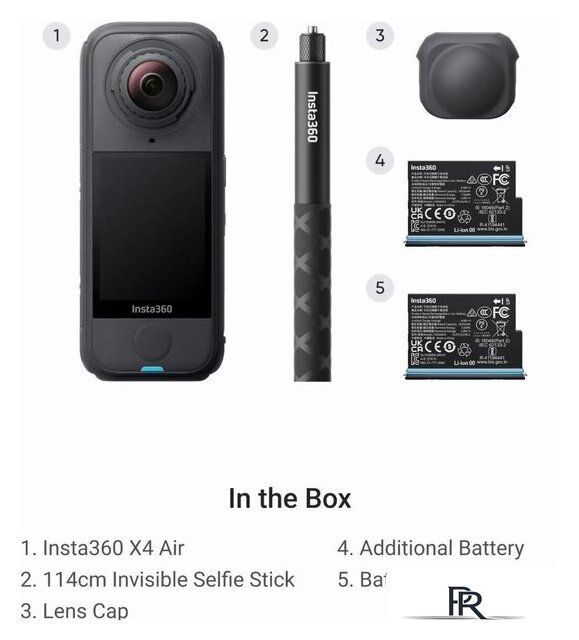 Экшен-камера Insta360 X4 Air Starter Bundle (черный) - Изображение №11 — Интернет-магазин ПроЗаказ