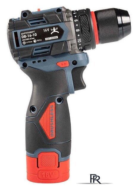 Дрель-шуруповерт КВТ DB-16-10 (с 2-мя АКБ, кейс) - Изображение №2 — Интернет-магазин ПроЗаказ