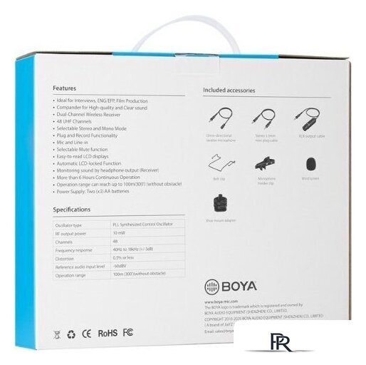 Радиосистема BOYA BY-WM8 Pro-K2 - Изображение №7 — Интернет-магазин ПроЗаказ