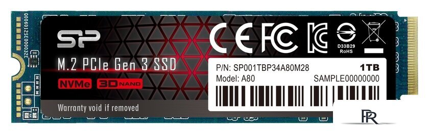 SSD Silicon-Power P34A80 1TB SP001TBP34A80M28 - Изображение №1 — Интернет-магазин ПроЗаказ