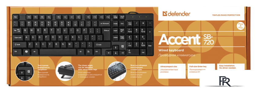 Клавиатура Defender Accent SB-720 RU - Изображение №3 — Интернет-магазин ПроЗаказ