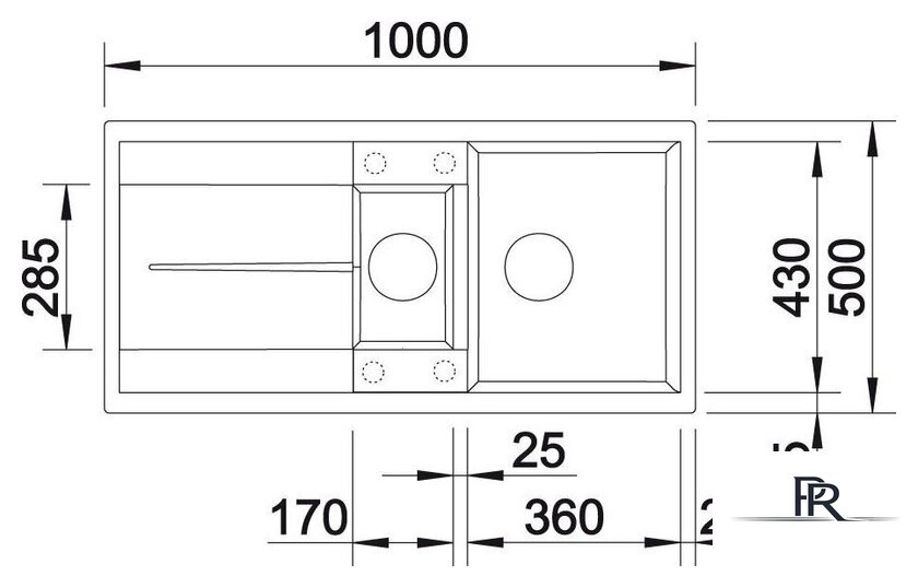 Кухонная мойка Blanco Metra 6 S 527116 (мягкий белый) - Изображение №3 — Интернет-магазин ПроЗаказ