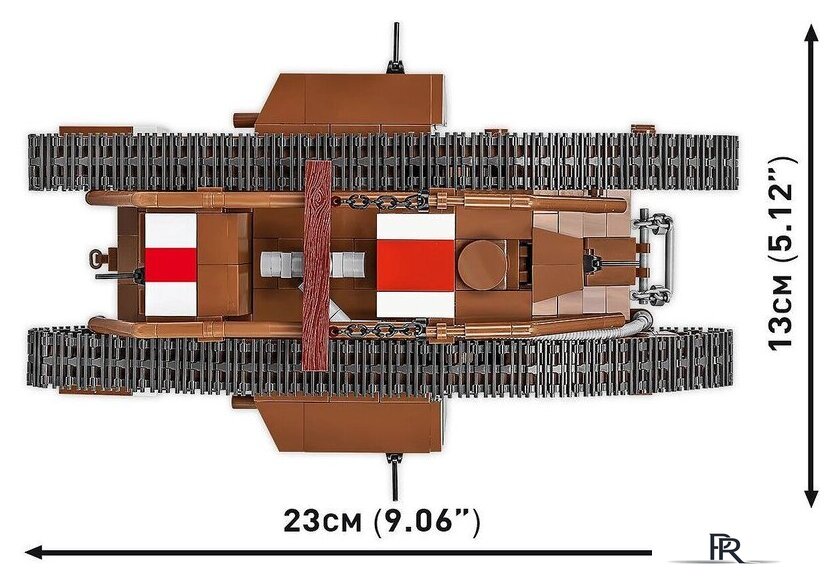 Конструктор Cobi Historical Collection Great War Mark V no 9199 - Изображение №11 — Интернет-магазин ПроЗаказ