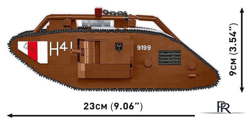 Конструктор Cobi Historical Collection Great War Mark V no 9199 - Изображение №10 — Интернет-магазин ПроЗаказ
