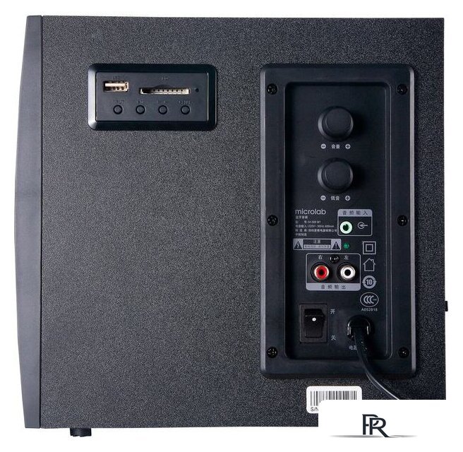 Акустика Microlab M-300BT (черный) - Изображение №8 — Интернет-магазин ПроЗаказ