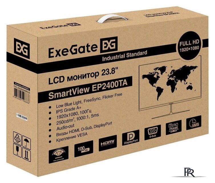 Монитор ExeGate SmartView EP2400TA EX300349RUS - Изображение №10 — Интернет-магазин ПроЗаказ