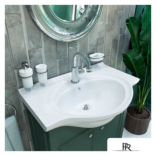 Умывальник Керамин Капри 75 (мебельный с отверстием и креплением) - Изображение №5 — Интернет-магазин ПроЗаказ